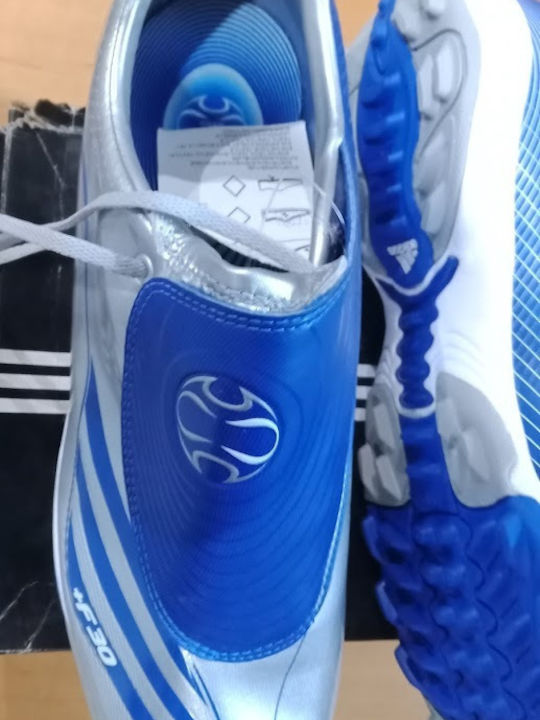 adidas Football Shoes with Molded Cleats Silver