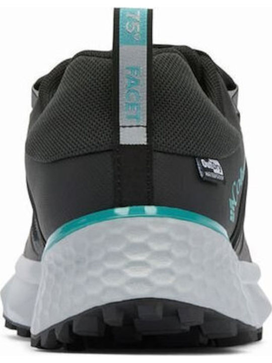 Columbia Facet 75 Outdry Γυναικεία Ορειβατικά Παπούτσια Αδιάβροχα Μαύρα