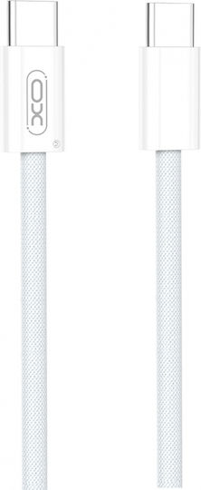 XO Braided USB 2.0 Cable USB-C male - USB-C 27W Gray 3m (16.005.0388)