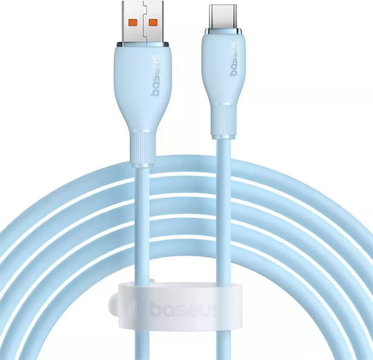 Baseus Pudding Power Data Cable Fast Charging Data Cable Smartphone Usb To Usb Type-c 100w 2m Blue "p10355703311-b2" Green Stamp 0.08 Lei 6932172652937
