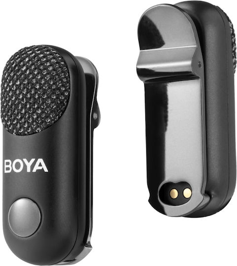 Boya Magic-05 Set Δυναμικό Microphone with USB Type-C Clip On for Camera