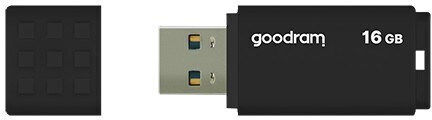 GoodRAM UME3 16GB USB 3.0 Stick Μαύρο