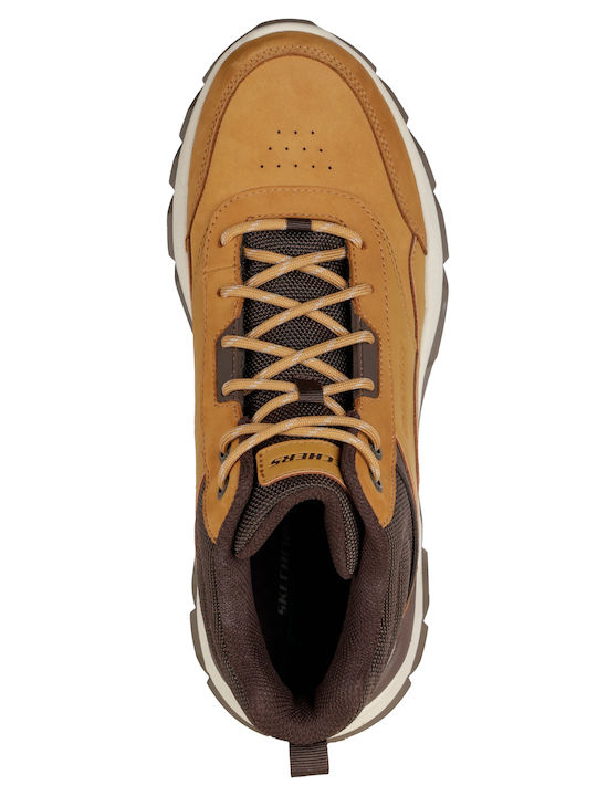 Leather Yellow Men's Boots Anatomical