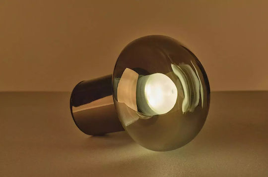 Table Lamp LED with Black Shade and Base