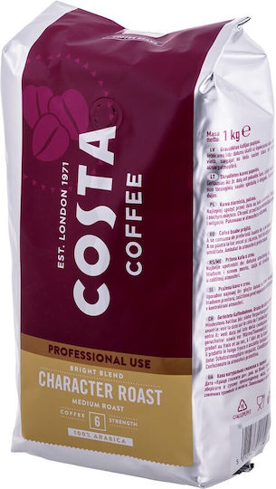 Costa Coffee Καφές Espresso Arabica Bright σε Κόκκους 1kg