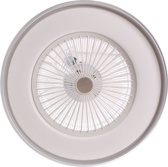 Eurolamp Πλαφονιέρα 60cm Λευκή