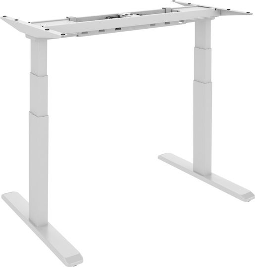 ErgoAction Klappbar Schreibtischbasis aus Metall White