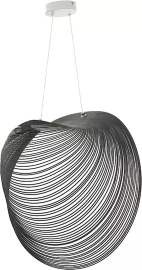 Deckenleuchte Void Schwarz Elbulgaria Led 16w 3000k 4227/600 Bk