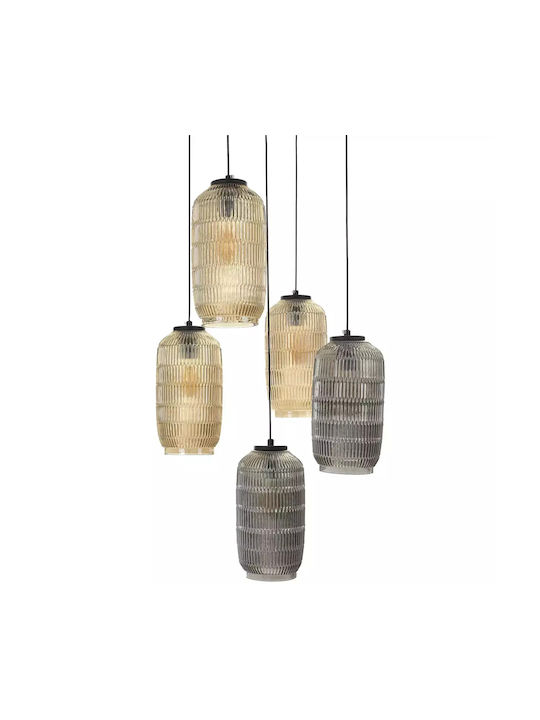 Chandelier Polymia Black Elbulgaria 5xe27 4245/5