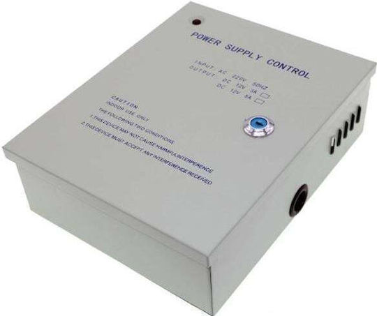 Alimentare 5A Carcasă Metalică Tensiune de Intrare 220V AC~240V AC 50~60Hz Tensiune de Ieșire 11V DC-14V DC 5A Ieșire Contact Blocare