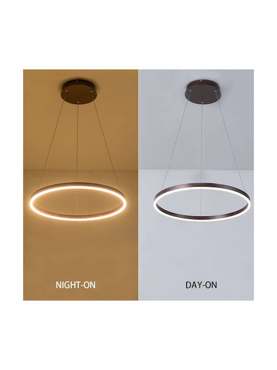 Lightex Caterina Lustră Maro 60cm.