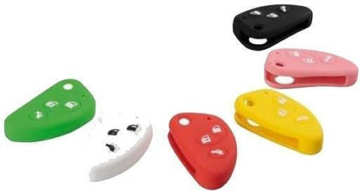 Husă Cheie Type-1 din Silicon cu 2 Butoane pentru Opel în Culoarea Multicolor