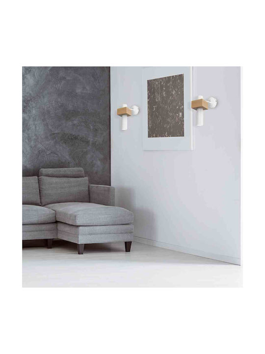 Eko Light Leuchte Wand mit Fassung GU10 Weiß