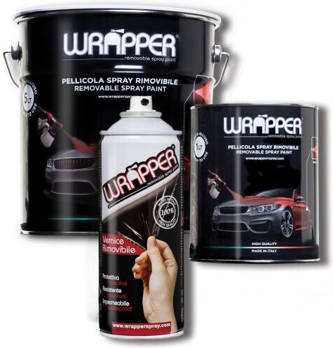 Lampa Spray Protective Film Wrapper High Temperature with Mirror Effect White WHITE 400ml