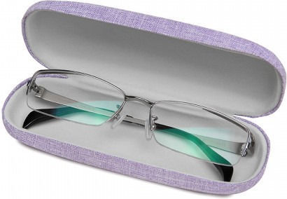 Miss Lulu Hard Shell Glasses Case Purple