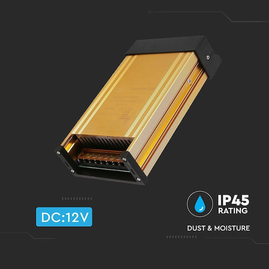 V-TAC Dimmable Τροφοδοτικό LED IP44 Ισχύος 400W με Τάση Εξόδου 12V