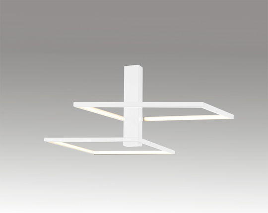 Luma Plafonieră de Tavan 54buc Neagră cu LED Integrat