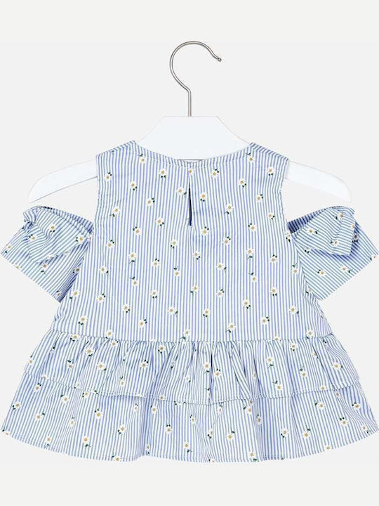 Kinderbluse Ärmellos Hellblau