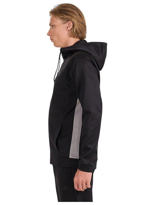 Funktionale Sweatshirt mit Kapuze Schwarz