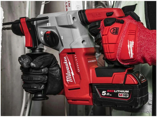 Milwaukee M18 Blhx100p502p Impact Demolition Hammer Battery Brushless 18V 2x5Ah with Chuck SDS Plus 4933498243