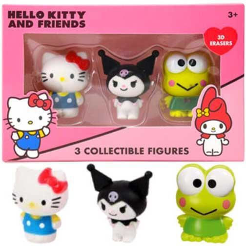 Hello Kitty & Friends Set 3 Radiere 4,5 cm 3 Bucăți