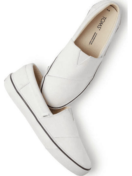 Fenix Πάνινα Ανδρικά Slip-On Λευκά