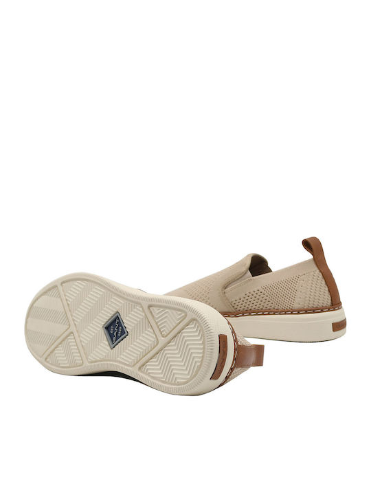 San Prep Текстил Мъжки Slip-On Кафяв