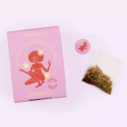 Ceai Verde Ayurvedic Cosmic Dealer Good Vibes 12 Pliculețe