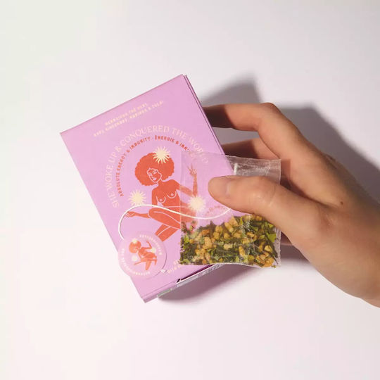 Ceai Verde Ayurvedic Cosmic Dealer Good Vibes 12 Pliculețe