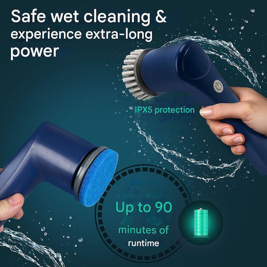 Rechargeable Surface Cleaning Brush Clatronic Navy Blue