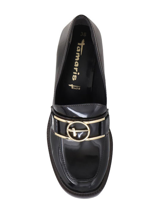 Pumps mit Chunky mittelhohem Absatz Mocca