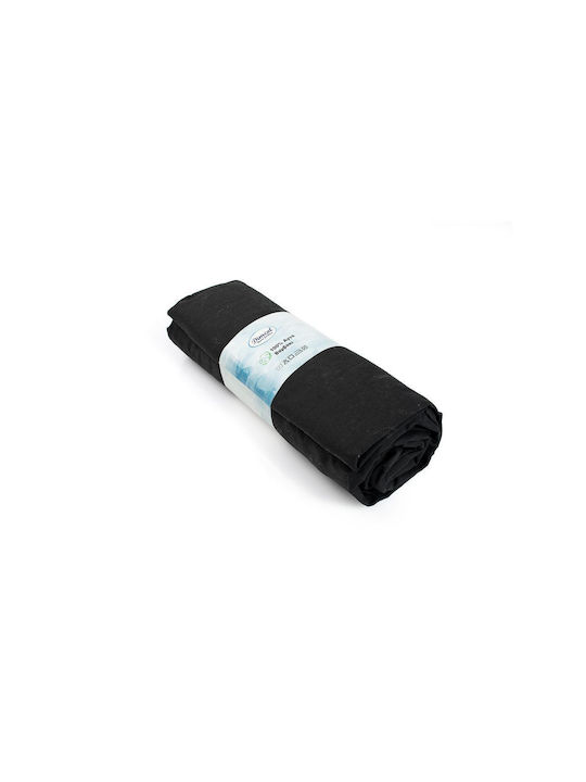 Dimcol Exotic Line Σεντόνι Ημίδιπλο με Λάστιχο 120x200+30εκ. Black