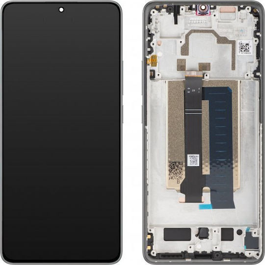 Xiaomi Screen with Touch Mechanism and Frame for Xiaomi Poco X6 Pro 5G (Gray)