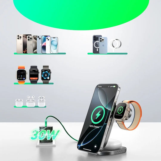 Joyroom Wireless Charger (Qi Pad) 15W Blacks (JR-W17)