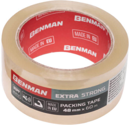 Benman Silent Packaging Film 50mm x 60m Transparent