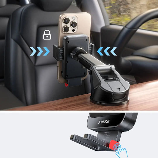 Joyroom Car Mobile Mount with Adjustable Hooks Black