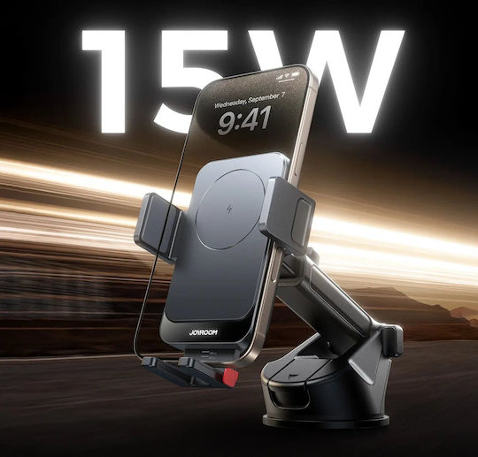 Joyroom Car Mobile Mount with Adjustable Hooks Black