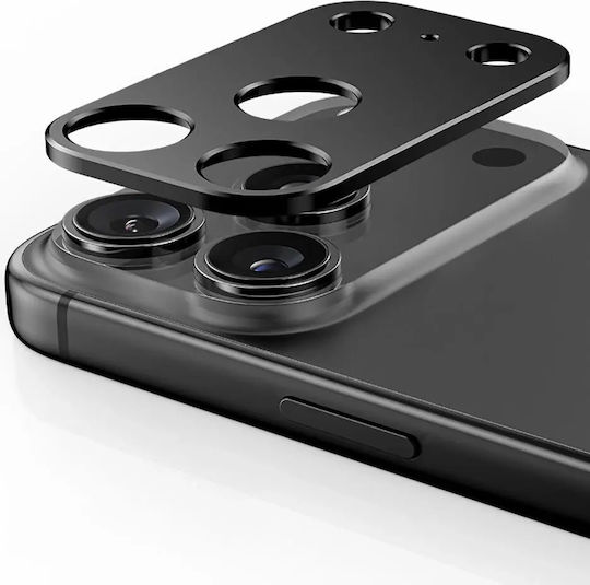 Tech-Protect Camalloy Fit+ Camera Protection Metal Frame Black for iPhone 17 Pro Max