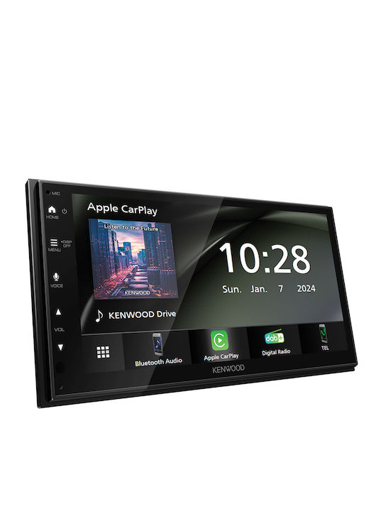 Kenwood Ηχοσύστημα Αυτοκινήτου 2DIN (Bluetooth/USB/WiFi/GPS/Apple-Carplay/Android-Auto)