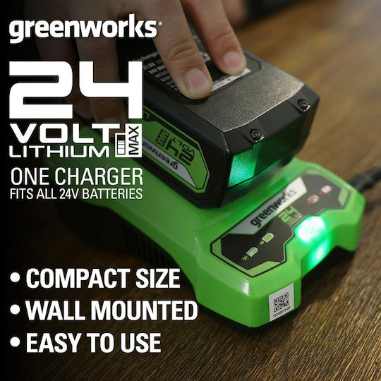 Greenworks Ladegerät für Werkzeugbatterien 24V