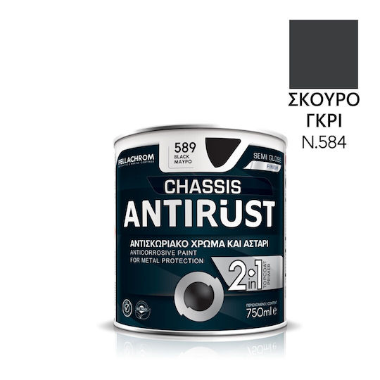 Pellachrom Rostschutzmittel für Autos 750ml in Gray Farbe
