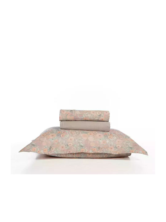 Nef-Nef Homeware Сет Чаршафи 240x270см. Alystran Сив 4бр