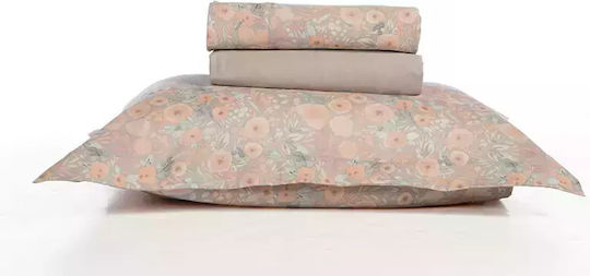 Nef-Nef Homeware Set Cearșafuri 240x270cm. Alystran Gri 4buc