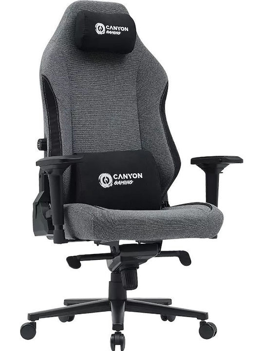 Canyon XLCH01 Υφασμάτινη Καρέκλα Gaming με Ρυθμιζόμενα Μπράτσα Γκρι
