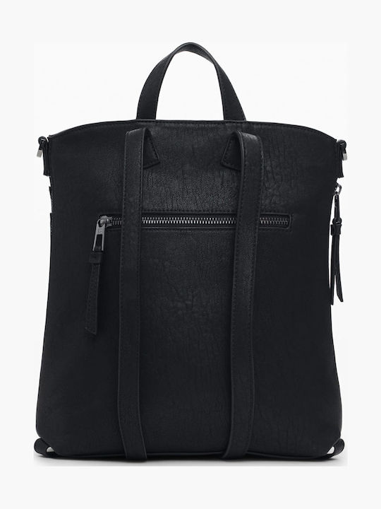 Damen Rucksack Schulter Tasche Schwarz
