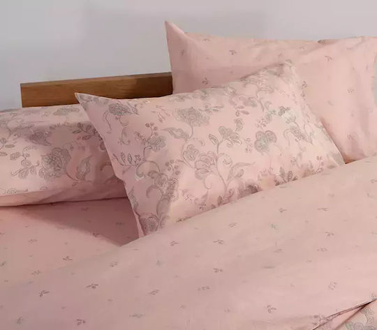 Nef-Nef Homeware Sheet Sets Double 200x270cm. Carena Pink 4pcs