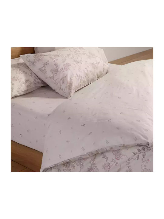 Nef-Nef Homeware Сет Чаршафи с Ластик 160x200+35см. Carena L.grey 4бр