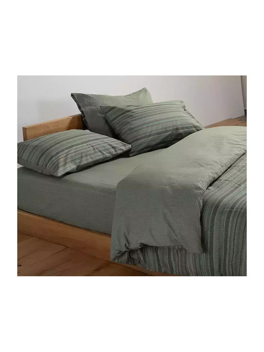 Nef-Nef Homeware Bettwäsche-Set Doppel 200x270cm. Degree Green 4Stück