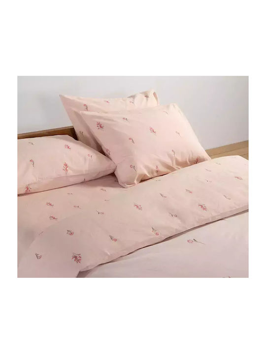 Nef-Nef Homeware Fragesca Σετ Σεντόνια Μονά με Λάστιχο 100x200+35εκ. Ecru (3τμχ)