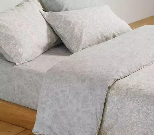 Nef-Nef Homeware Сет Чаршафи с Ластик 160x200+35см. Lucil Синьо 4бр